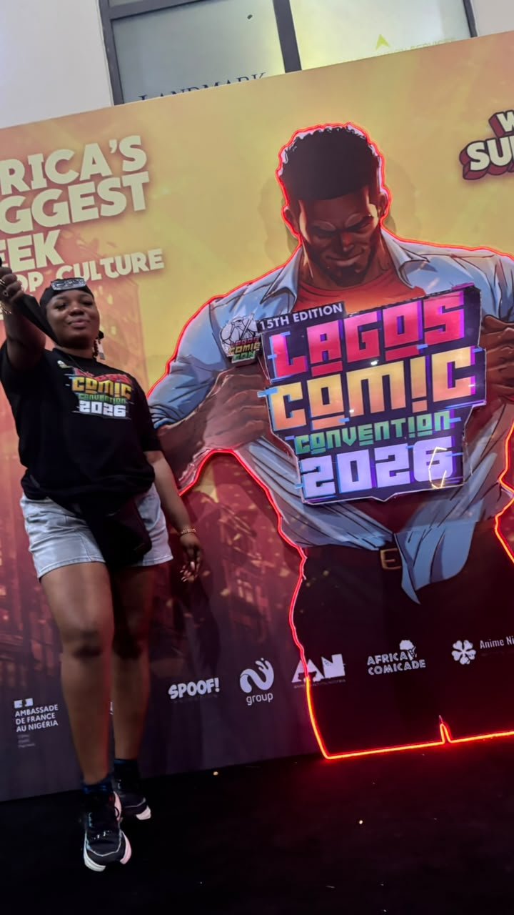 Lagos Comic Convention branded event environment by Jollof & Ads